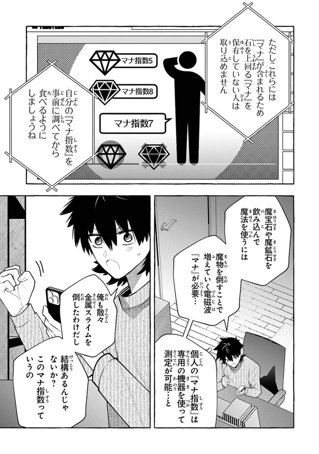金属スライムを倒しまくった俺が【黒鋼の王】と呼ばれるまで ～家の庭で極小ダンジョンを見つけました～ 第3話 - 13
