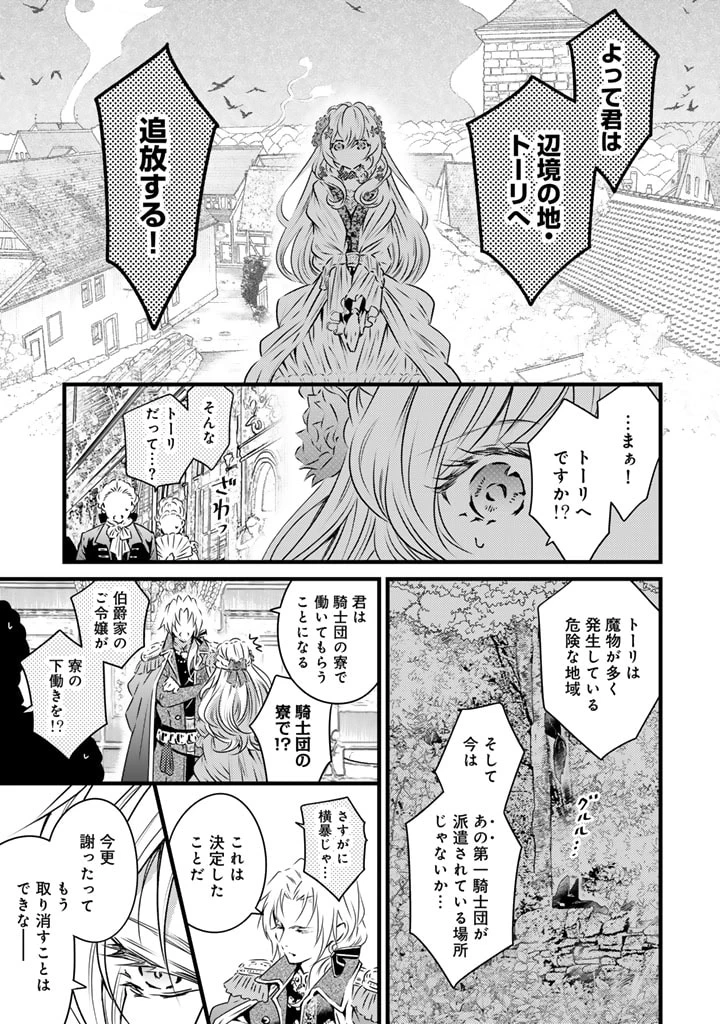 追放された騎士好き聖女は今日も幸せ 真の聖女らしい義妹をいじめたという罪で婚約破棄されたけど、憧れの騎士団の寮で働けることになりました！ 第1話 - 6