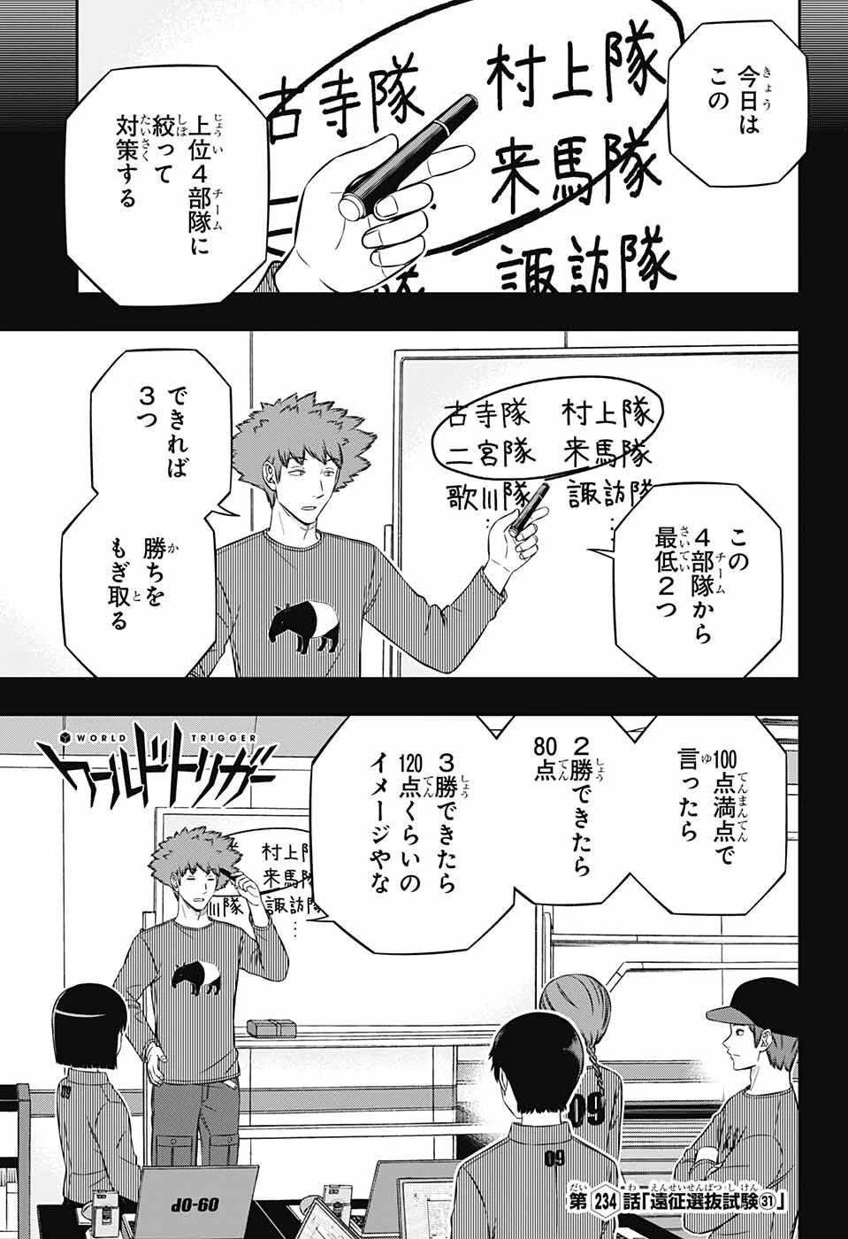 ワートリ 第234話 - 1