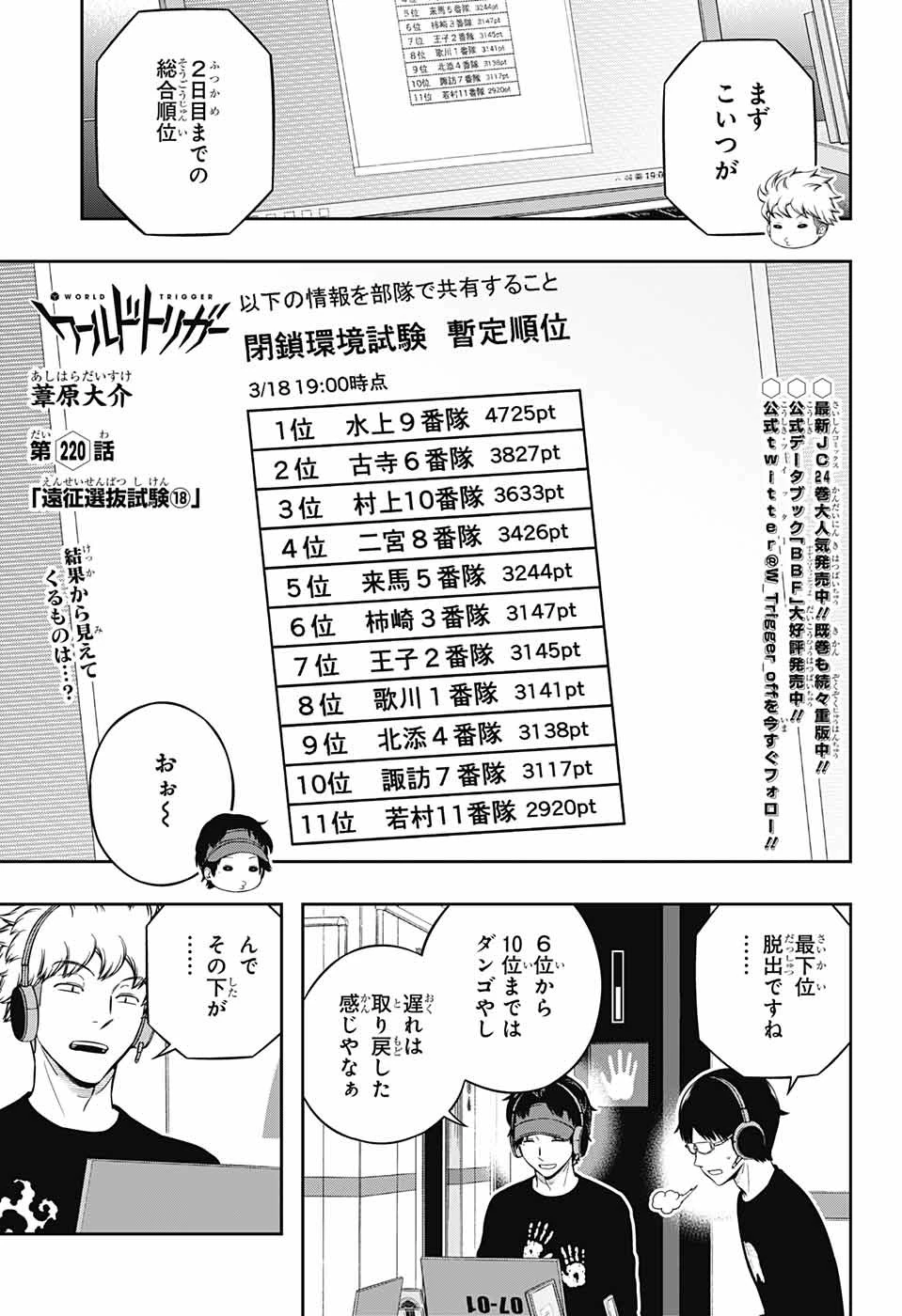 ワートリ 第220話 - 1