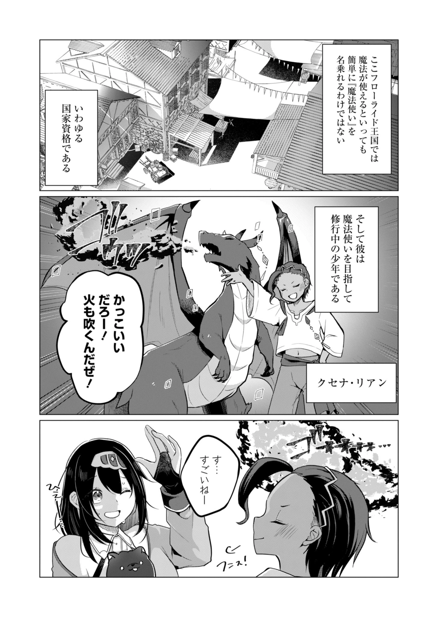こんな異世界のすみっこで　ちっちゃな使役魔獣とすごす、ほのぼの魔法使いライフ 第4話 - 4