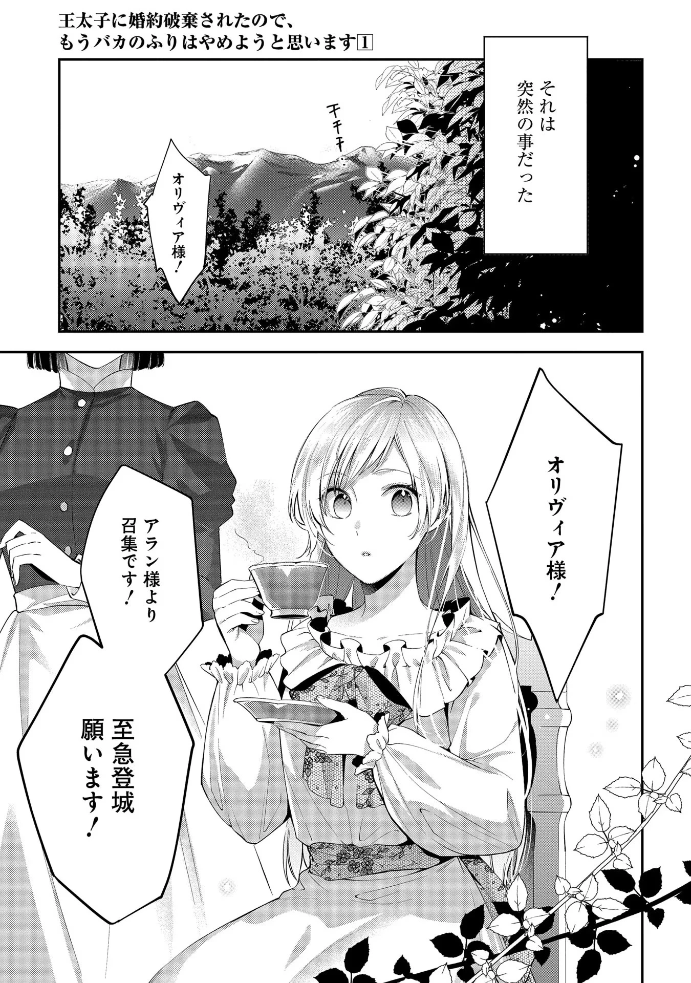 王太子に婚約破棄されたので、もうバカのふりはやめようと思います 第1話 - 5