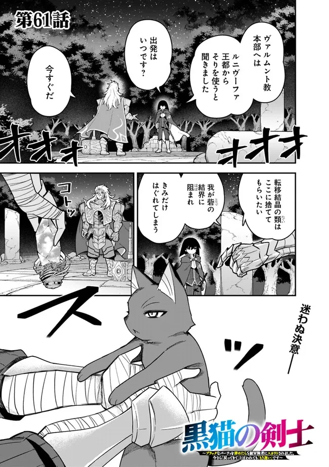 黒猫の剣士 ～ブラックなパーティを辞めたらS級冒険者にスカウトされました。今さら「戻ってきて」と言われても「もう遅い」です～ 第61話 - 1