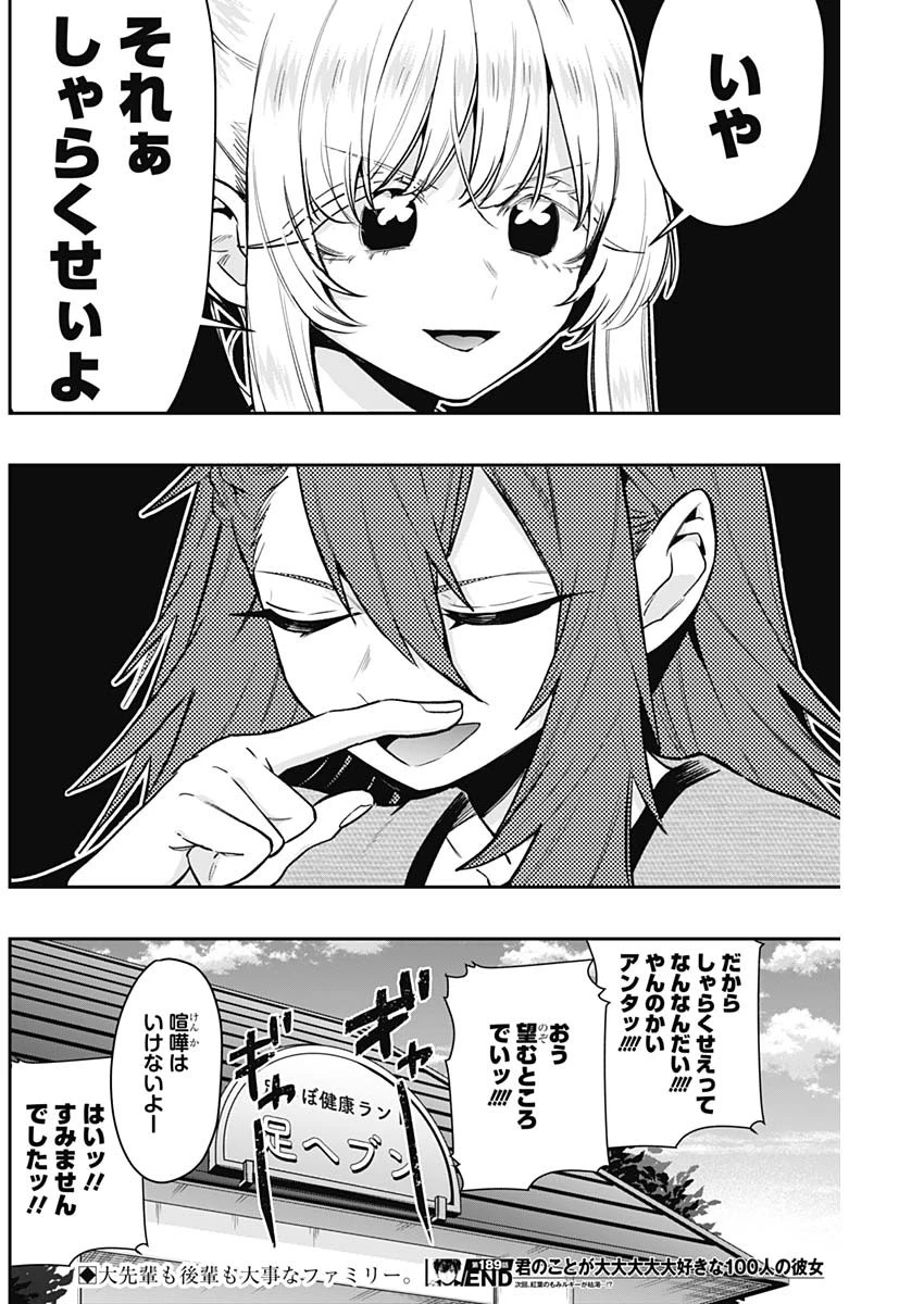 君のことが大大大大大好きな100人の彼女 第189話 - 20