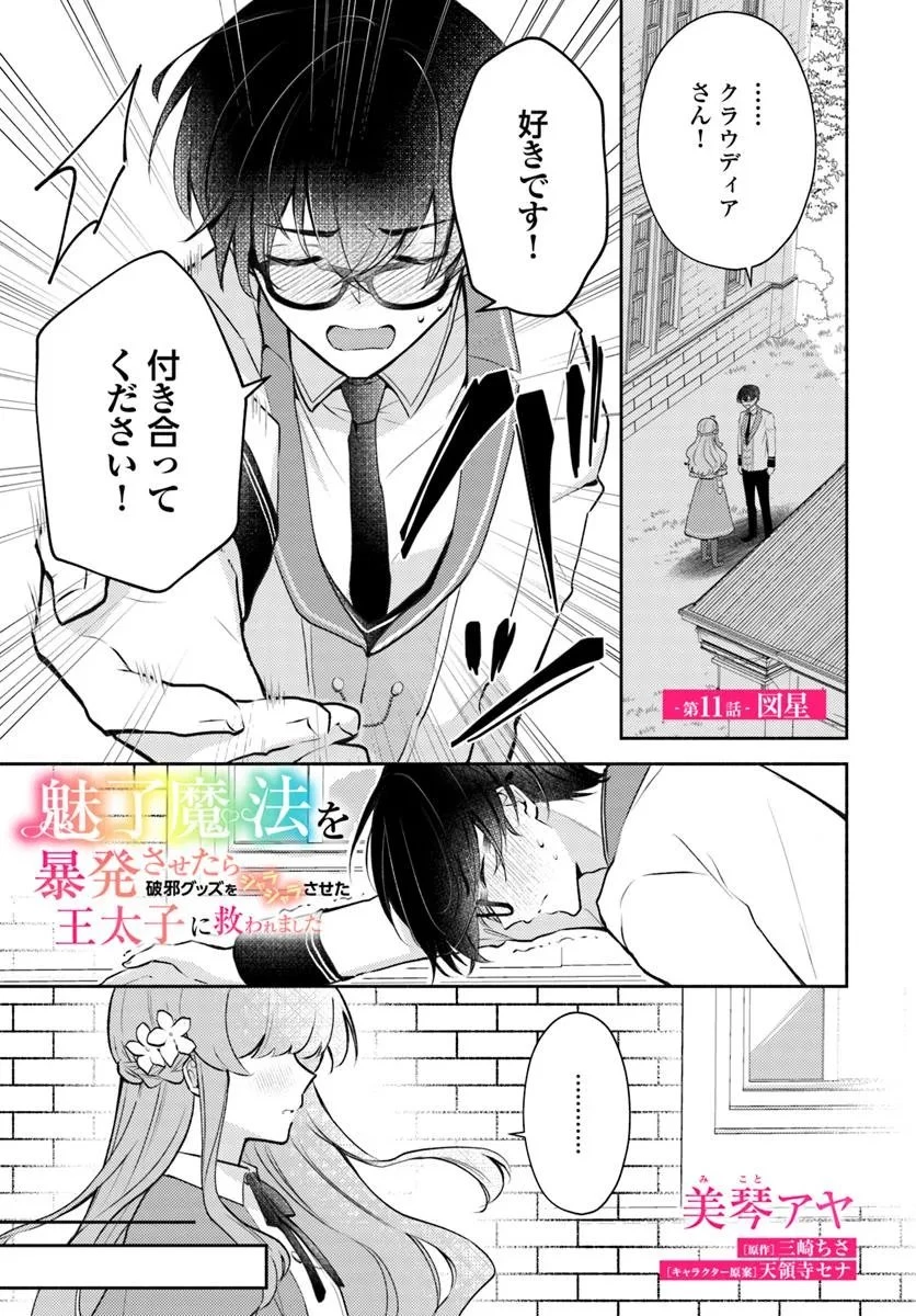 魅了魔法を暴発させたら破邪グッズをジャラジャラさせた王太子に救われました 第11.1話 - 1
