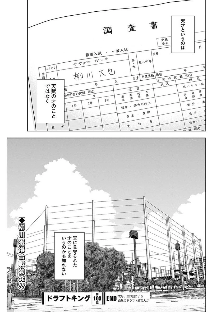 ドラフトキング 第103話 - 25