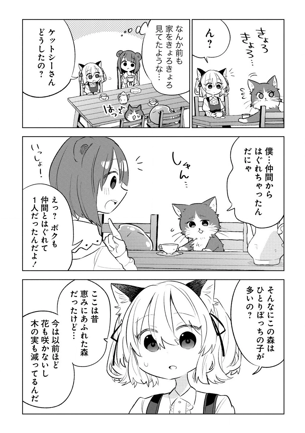 猫耳少女は森でスローライフを送りたい ～もふもふは所望しましたが、聖女とか王子様とかは注文外です～ 第5.2話 - 9