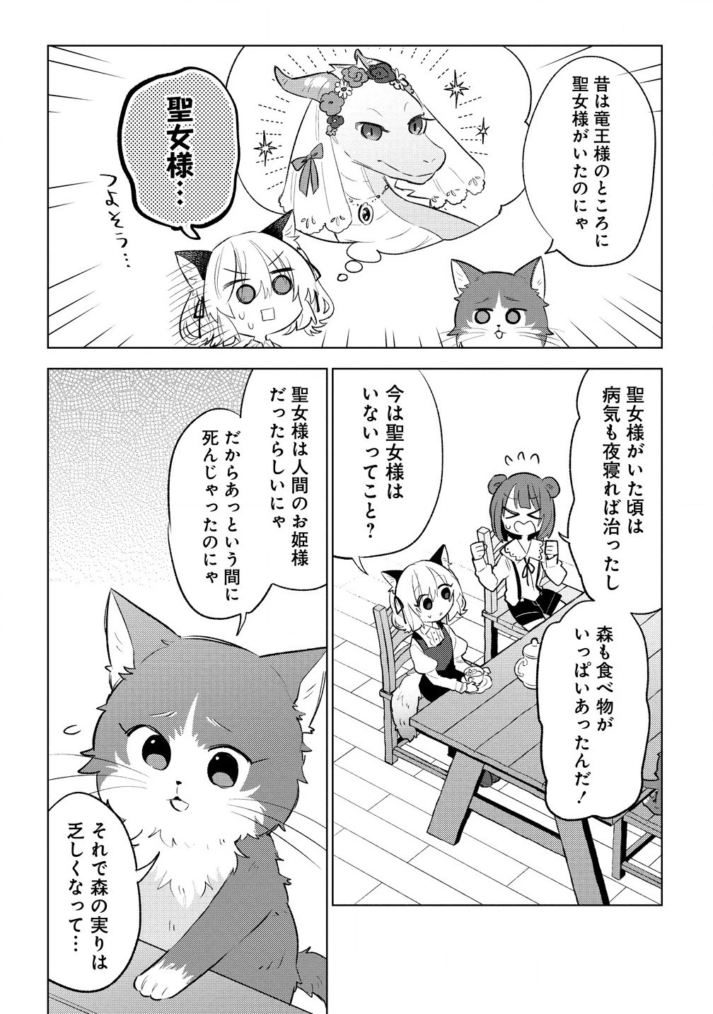 猫耳少女は森でスローライフを送りたい ～もふもふは所望しましたが、聖女とか王子様とかは注文外です～ 第5.2話 - 10