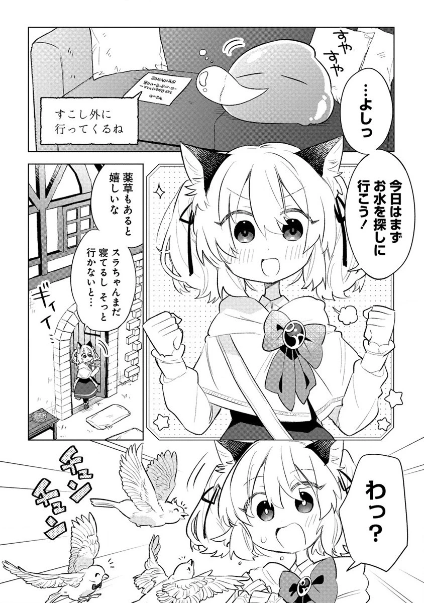 猫耳少女は森でスローライフを送りたい ～もふもふは所望しましたが、聖女とか王子様とかは注文外です～ 第3.1話 - 2
