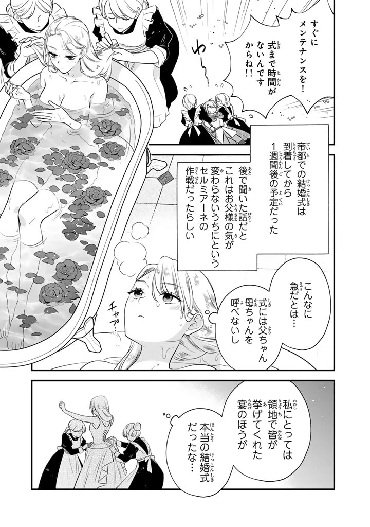 貧乏騎士に嫁入りしたはずが!? 野人令嬢は皇太子妃になっても竜を狩りたい 第3.2話 - 9