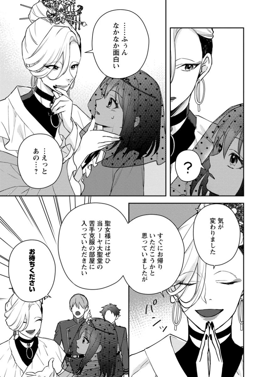 ヴェールの聖女～醜いと誤解された聖女、イケメン護衛騎士に溺愛される～ 第9.3話 - 4