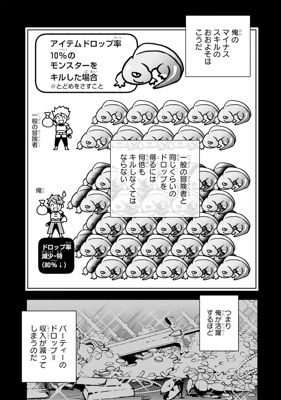 マイナススキル持ち四人が集まったら、なんかシナジー発揮して最強パーティーができた件 第1.2話 - 2