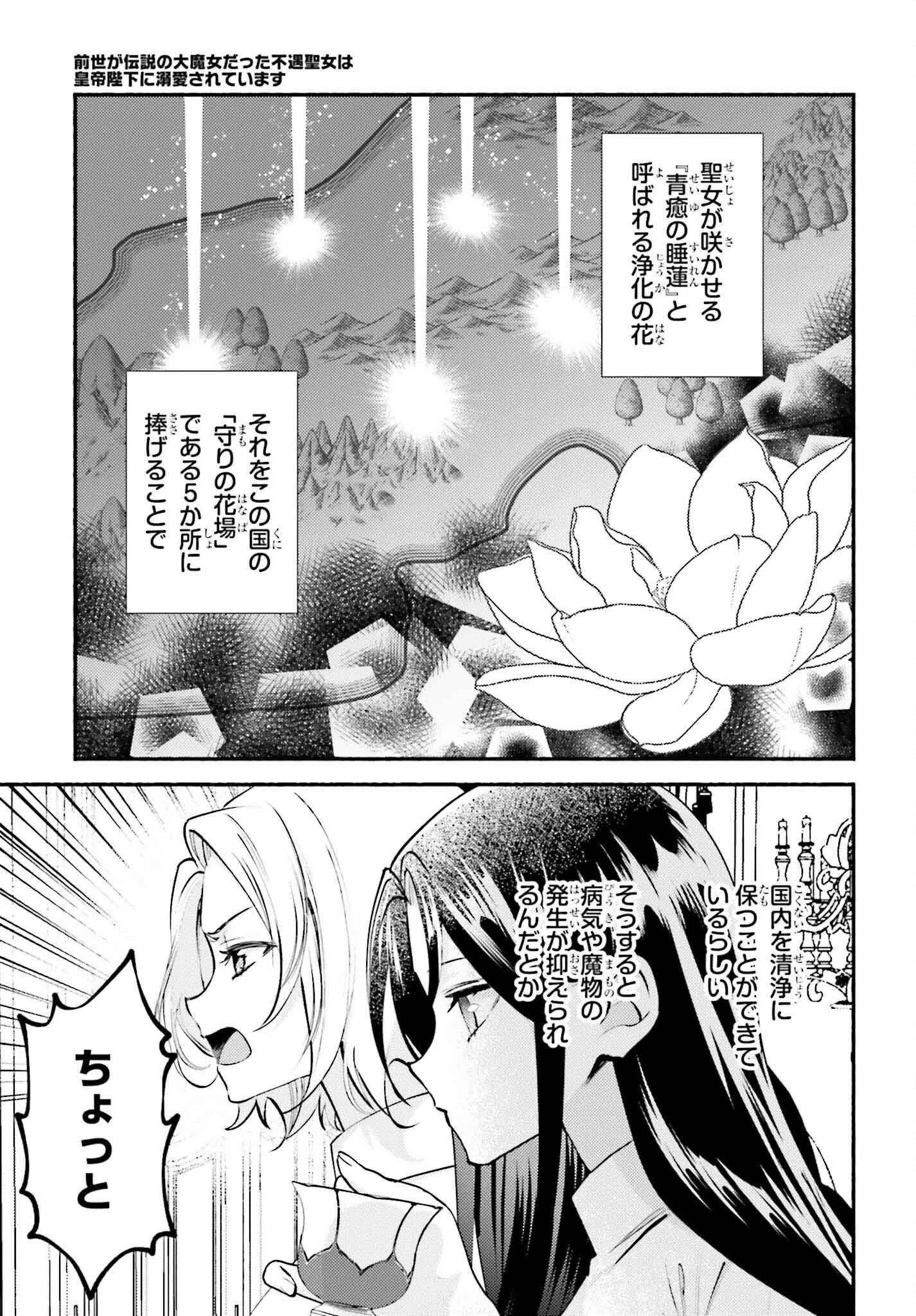 前世が伝説の大魔女だった不遇聖女は皇帝陛下に溺愛されています 第1話 - 10