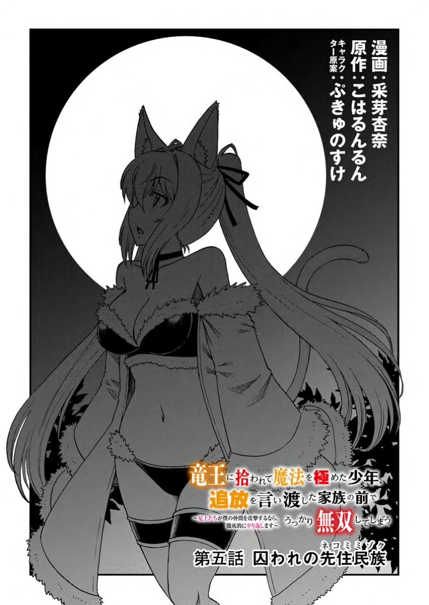 竜王に拾われて魔法を極めた少年、追放を言い渡した家族の前でうっかり無双してしまう～兄上たちが僕の仲間を攻撃するなら、徹底的にやり返します～ 第5話 - 1