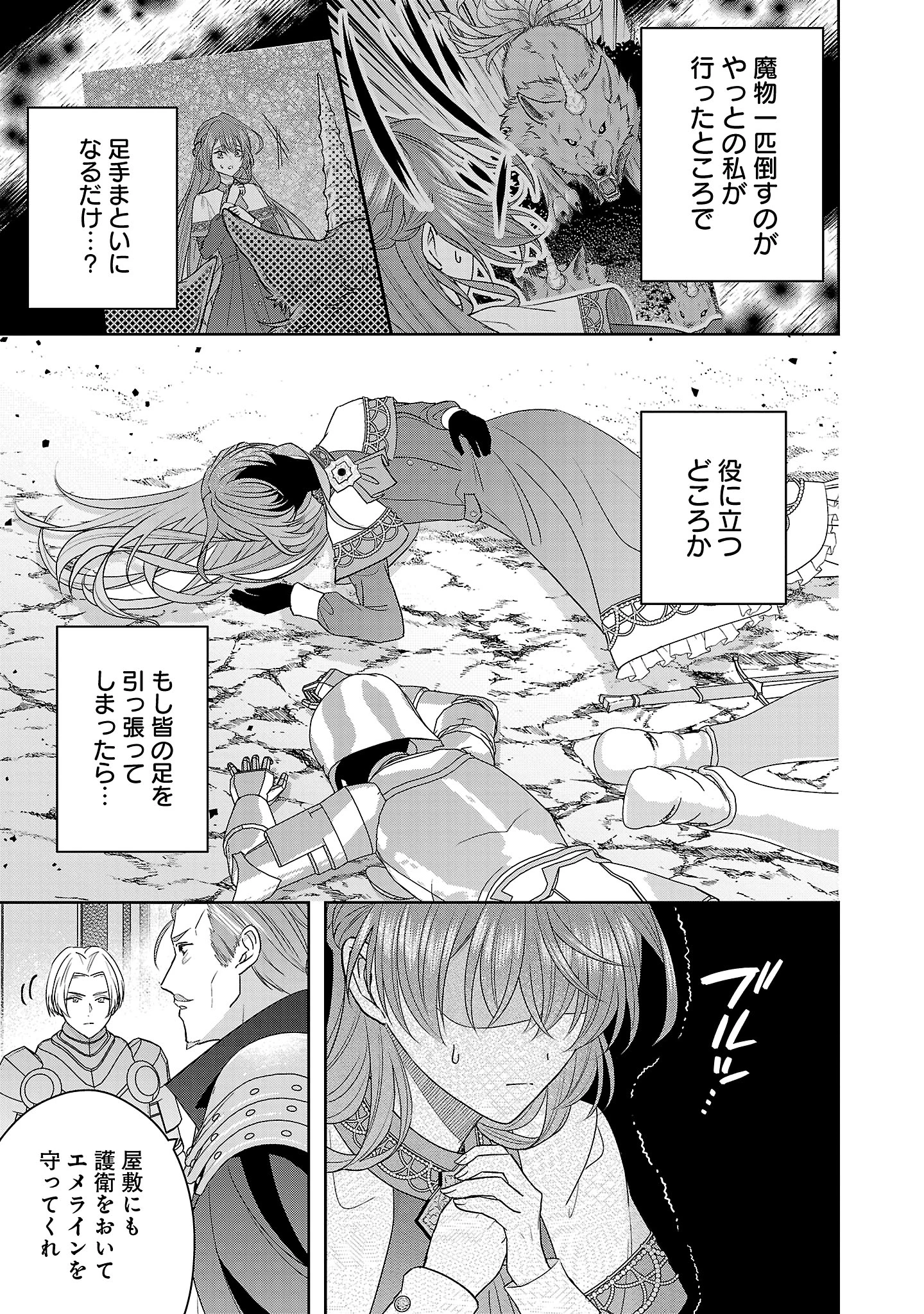 無能と蔑まれた令嬢は婚約破棄され、辺境の聖女と呼ばれる～傲慢な婚約者を捨て、護衛騎士と幸せになります～ 第10話 - 3