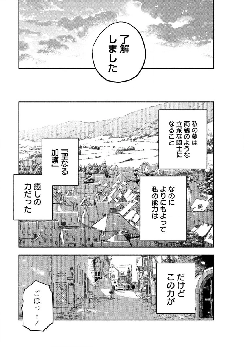 聖なる加護持ち令嬢は、騎士を目指しているので聖女にはなりません。 第2.2話 - 18