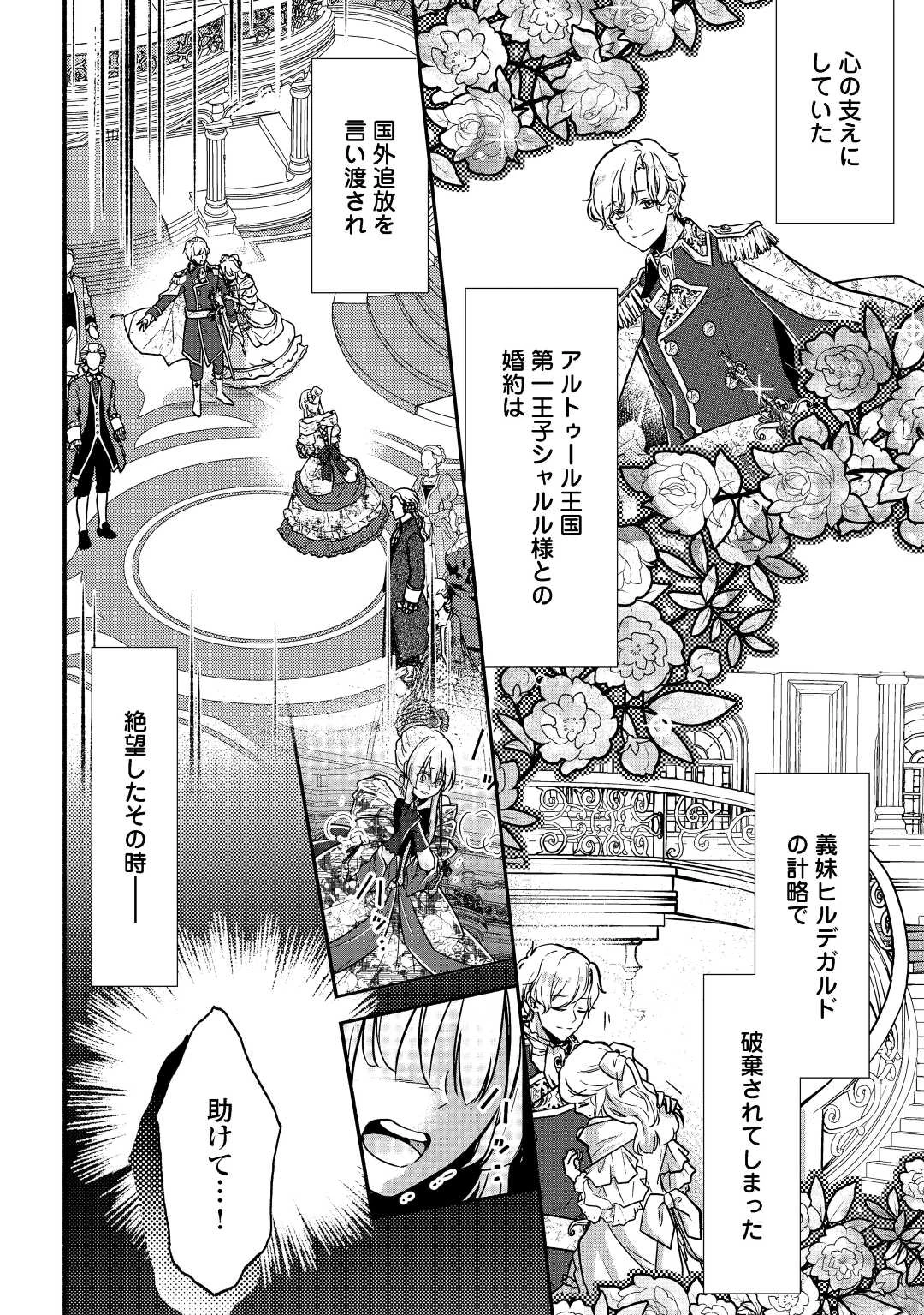 婚約破棄された目隠れ令嬢は白金の竜王に溺愛される 第7話 - 2