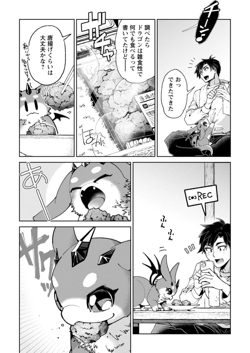 社畜の俺、ドラゴンに懐かれたのでペット配信を始めます～チビッ子ドラゴンとモンスター牧場ライフ～ 第1話 - 20