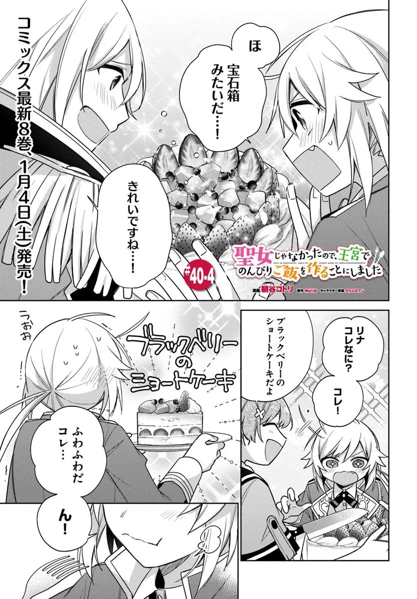 聖女じゃなかったので、王宮でのんびりご飯を作ることにしました 第40.4話 - 1