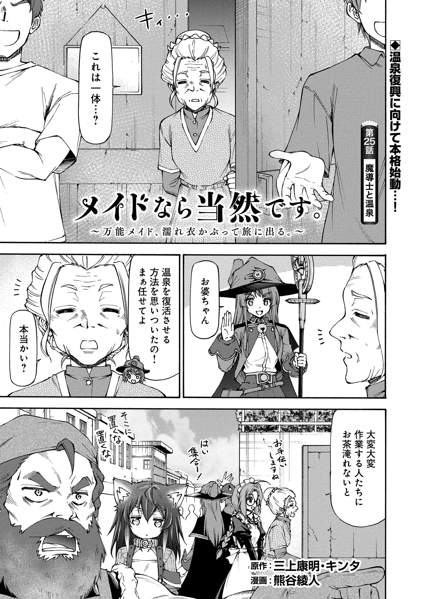 メイドなら当然です。 濡れ衣を着せられた万能メイドさんは旅に出ることにしました 第25話 - 1