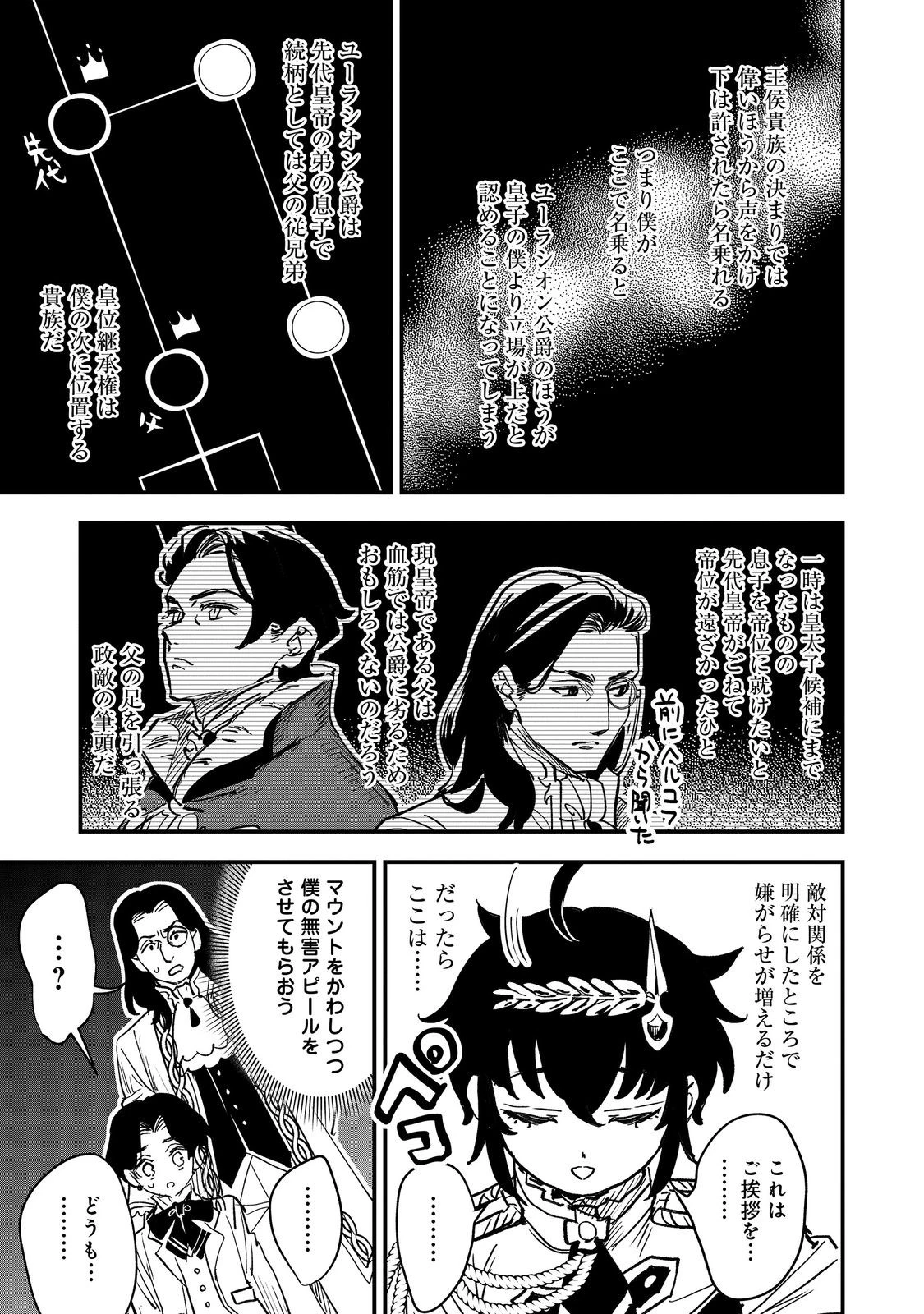 不遇皇子は天才錬金術師～皇帝なんて柄じゃないので弟妹を可愛がりたい～@COMIC 第5話 - 9