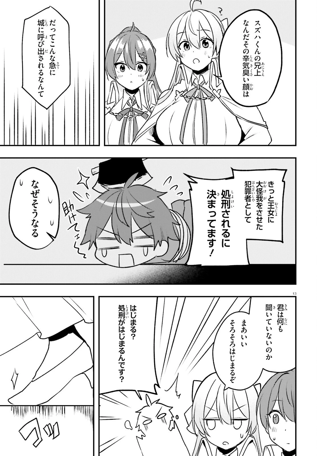 妹が女騎士学園に入学したらなぜか救国の英雄になりました。ぼくが。 第14話 - 13