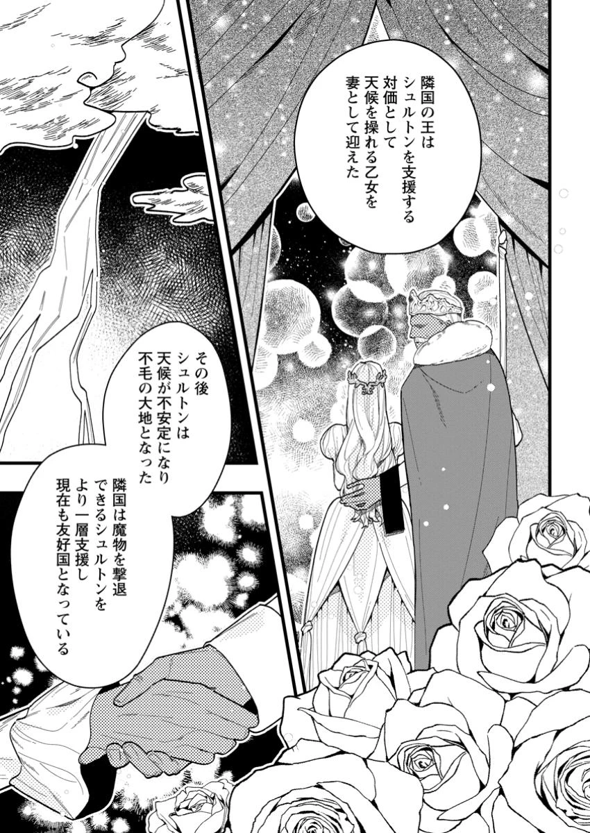 感情が天候に反映される特殊能力持ち令嬢は婚約解消されたので不毛の大地へ嫁ぎたい 第9.2話 - 6