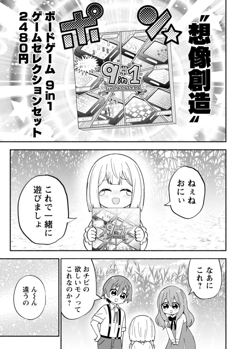 異世界のおチビちゃんは今日も何かを創り出す～スキル【想像創造】で目指せ成り上がり!～ 第10.3話 - 2