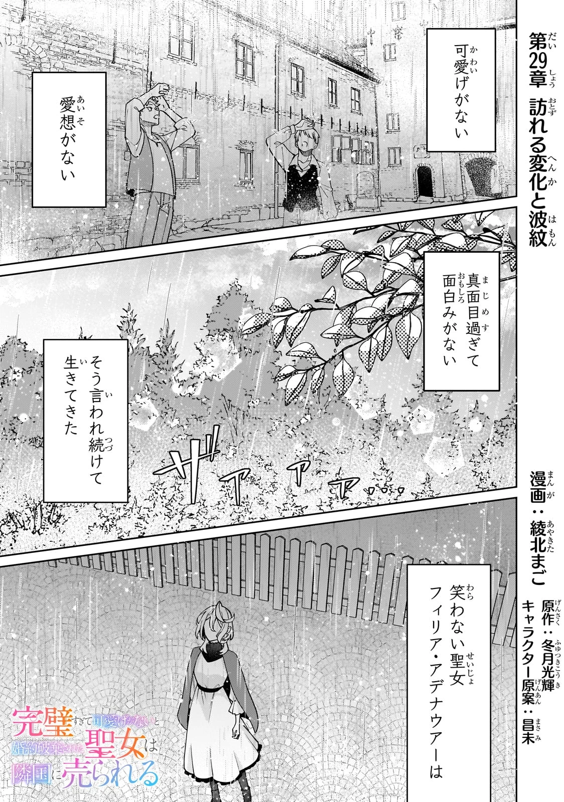 完璧すぎて可愛げがないと婚約破棄された聖女は隣国に売られる 第29話 - 1
