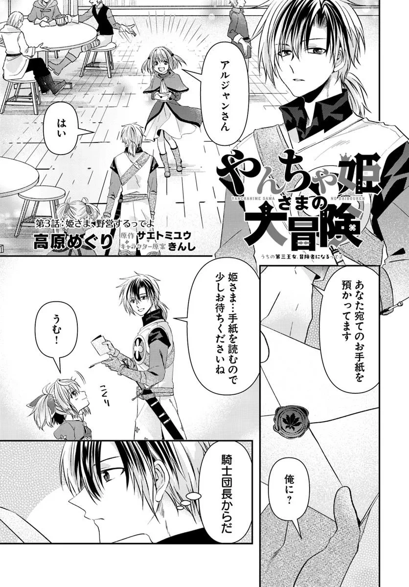 やんちゃ姫さまの大冒険 うちの第三王女、冒険者になるってよ 第3.1話 - 1