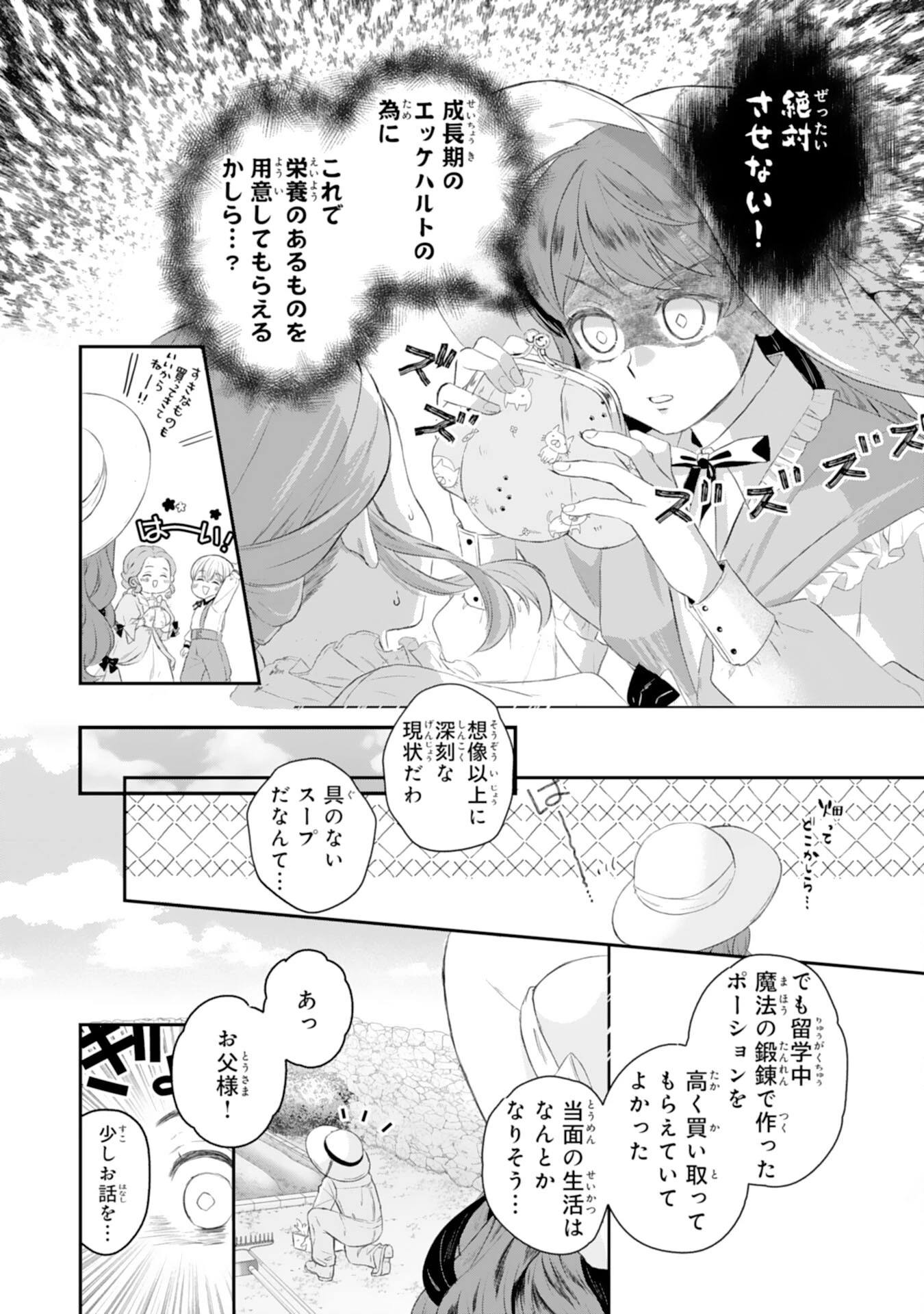 ちょっと留守にしていたら家が没落していました 転生令嬢は前世知識と聖魔法で大事な家族を救います 第2話 - 12