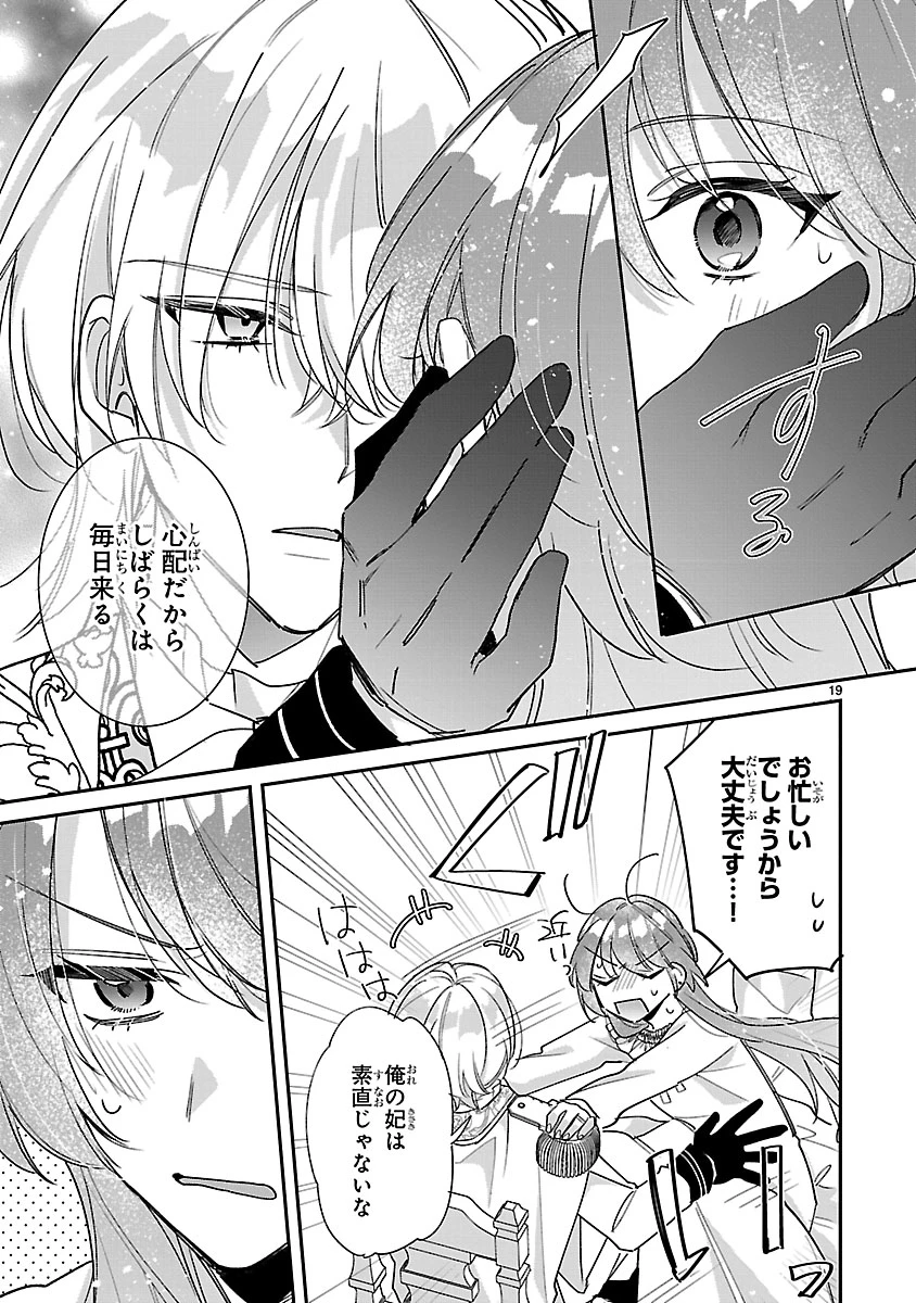 俺様王太子に拾われた崖っぷち令嬢、お飾り側妃になる…はずが溺愛されています!? 第7話 - 19