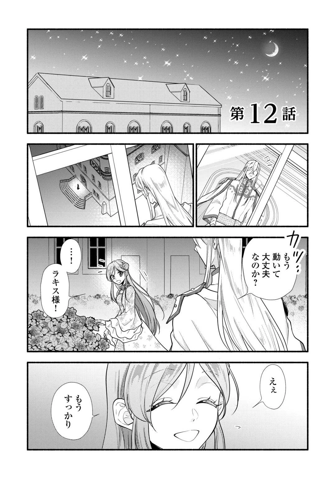 婚約破棄された目隠れ令嬢は白金の竜王に溺愛される 第12話 - 1