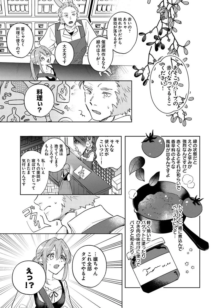 追放聖女は獣人の国で楽しく暮らしています ~自作の薬と美味しいご飯で人質生活も快適です!?~ 第5.1話 - 5