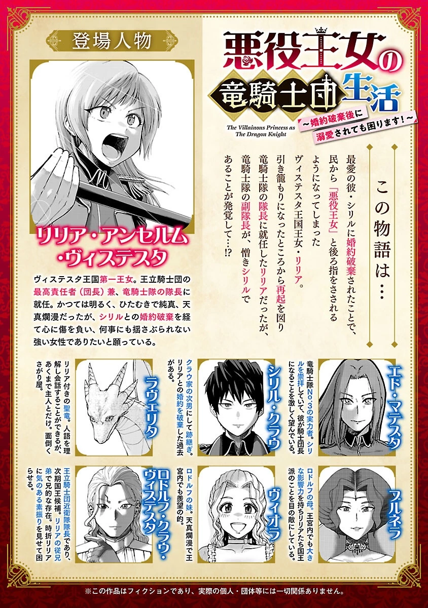 悪役王女の竜騎士団生活～婚約破棄後に溺愛されても困ります！～ 第11話 - 2