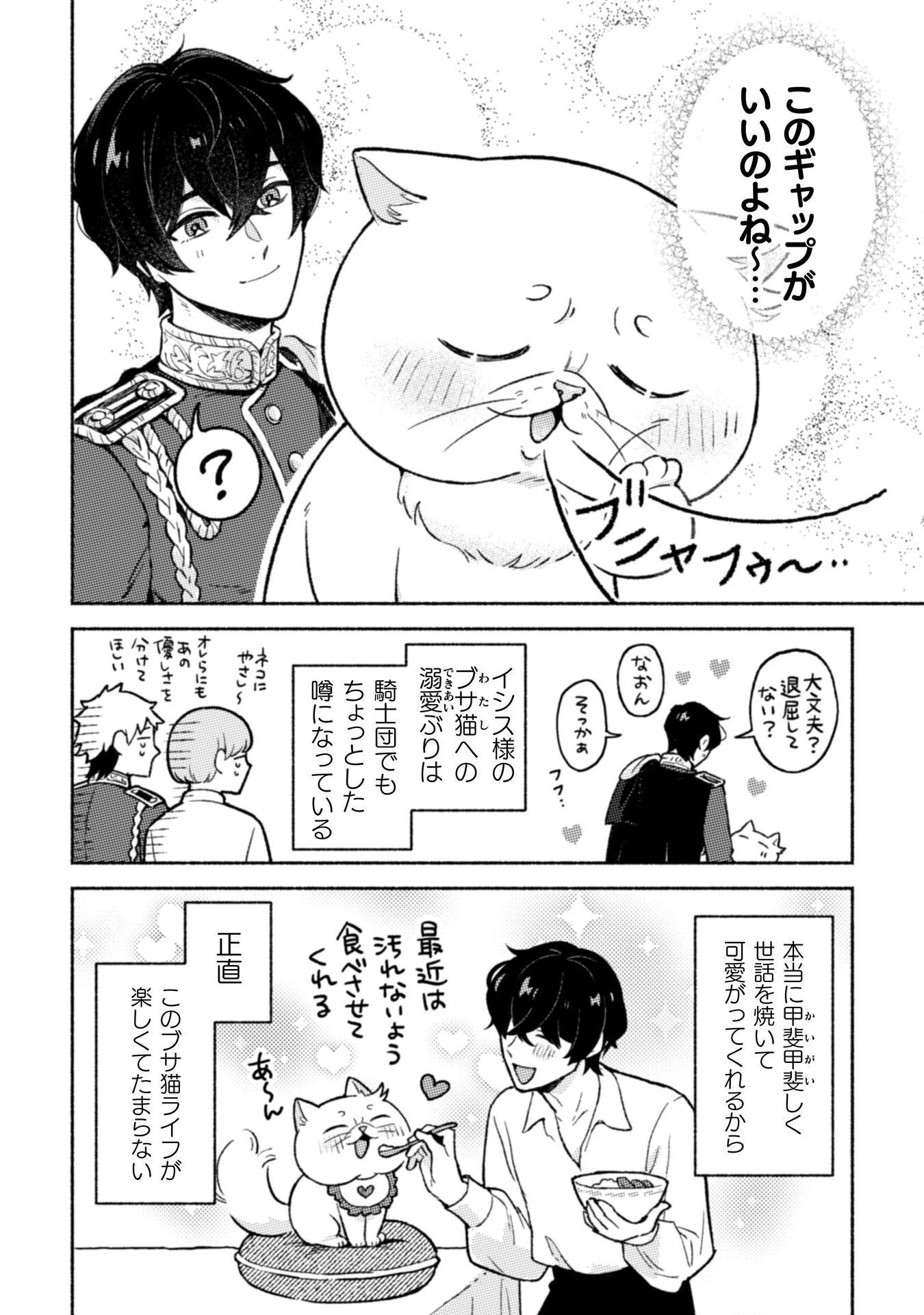 根暗騎士による溺愛満喫中のブサ猫、実は聖女です! 第6話 - 5