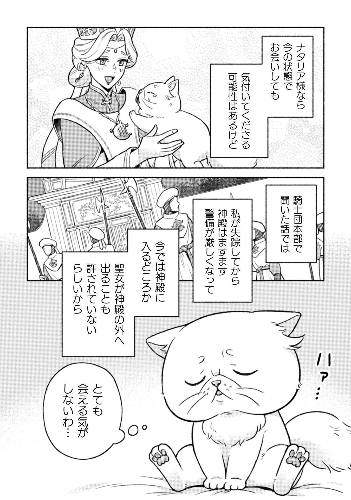 根暗騎士による溺愛満喫中のブサ猫、実は聖女です! 第6話 - 12