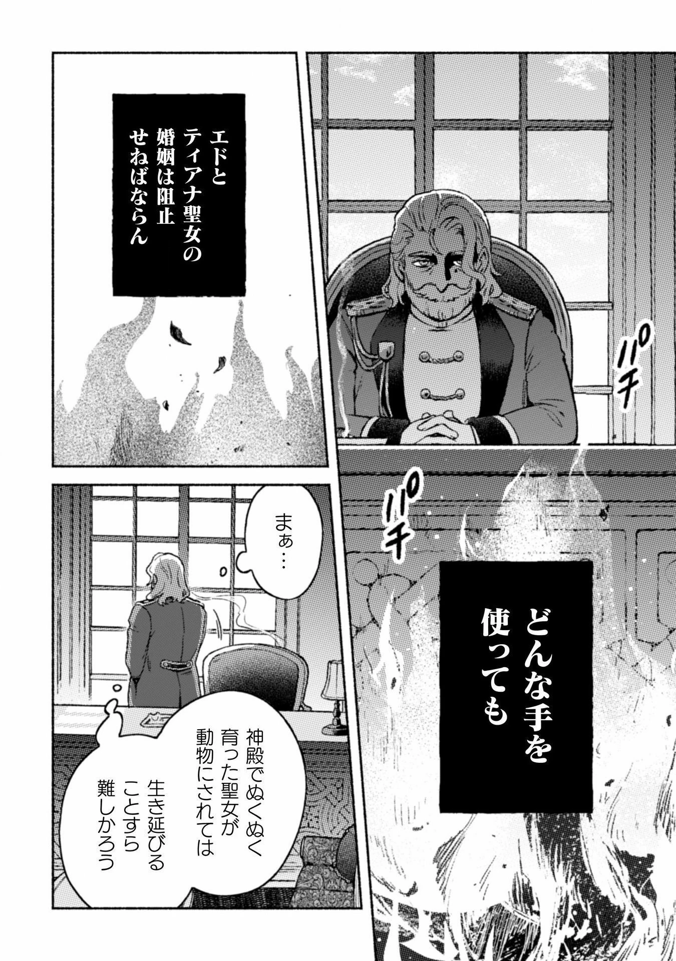 根暗騎士による溺愛満喫中のブサ猫、実は聖女です! 第5話 - 29