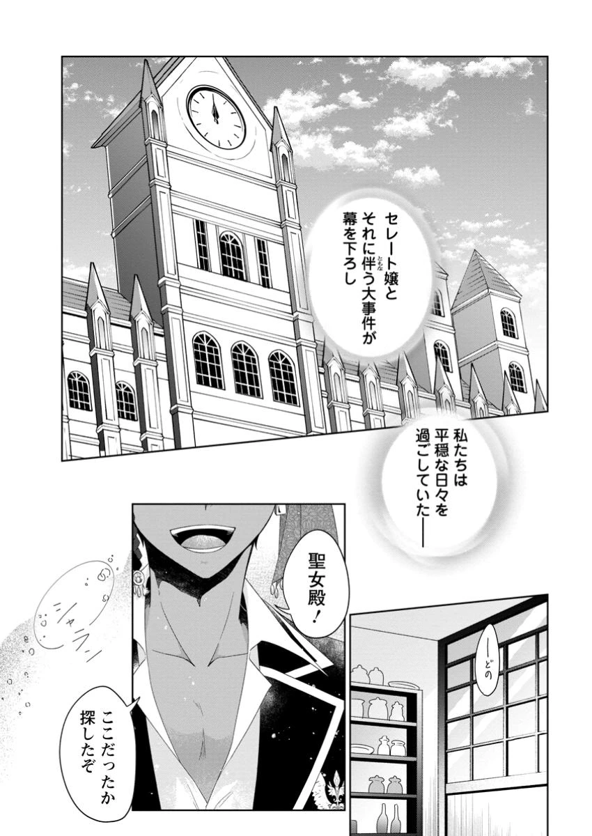 断罪されている悪役令嬢と入れ替わって婚約者たちをぶっ飛ばしたら、溺愛が待っていました 第21.1話 - 1