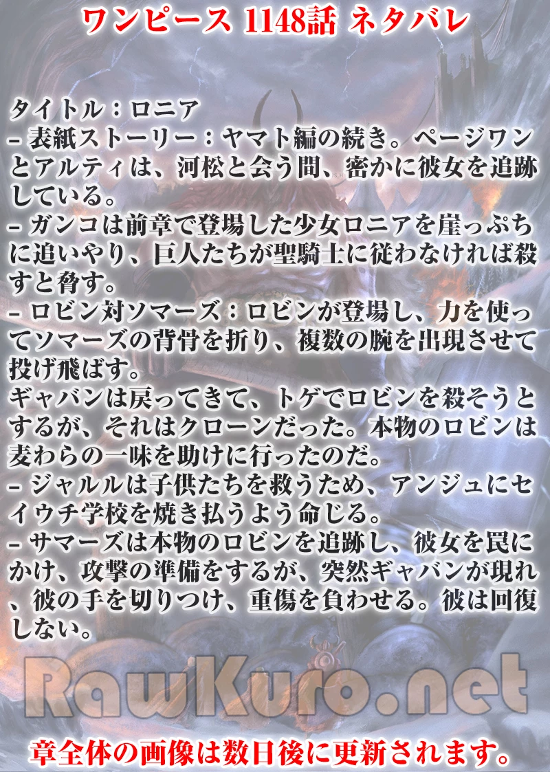 ワンピース 第1148話 - 1