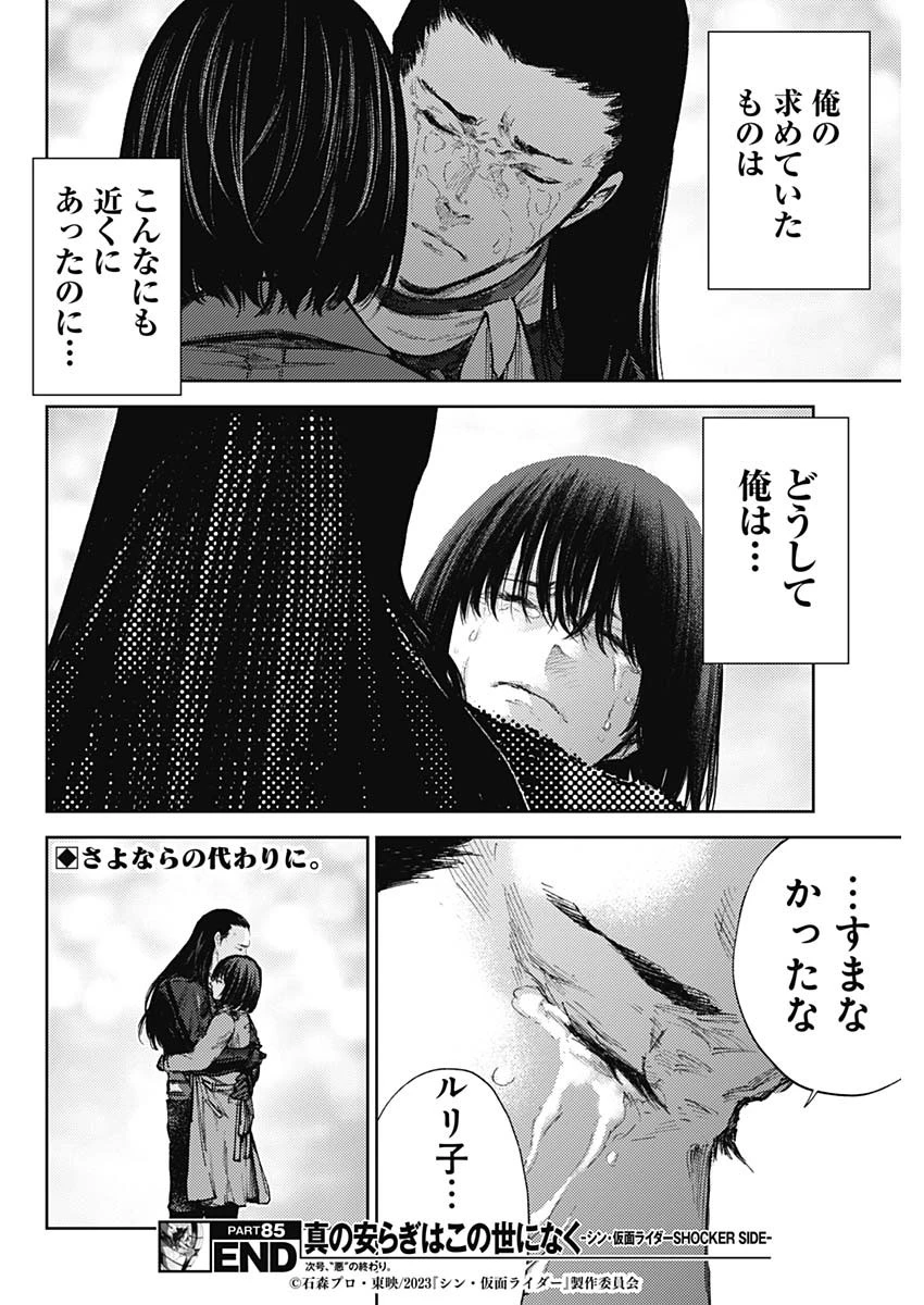 真の安らぎはこの世になく -シン・仮面ライダー SHOCKER SIDE- 第85話 - 18