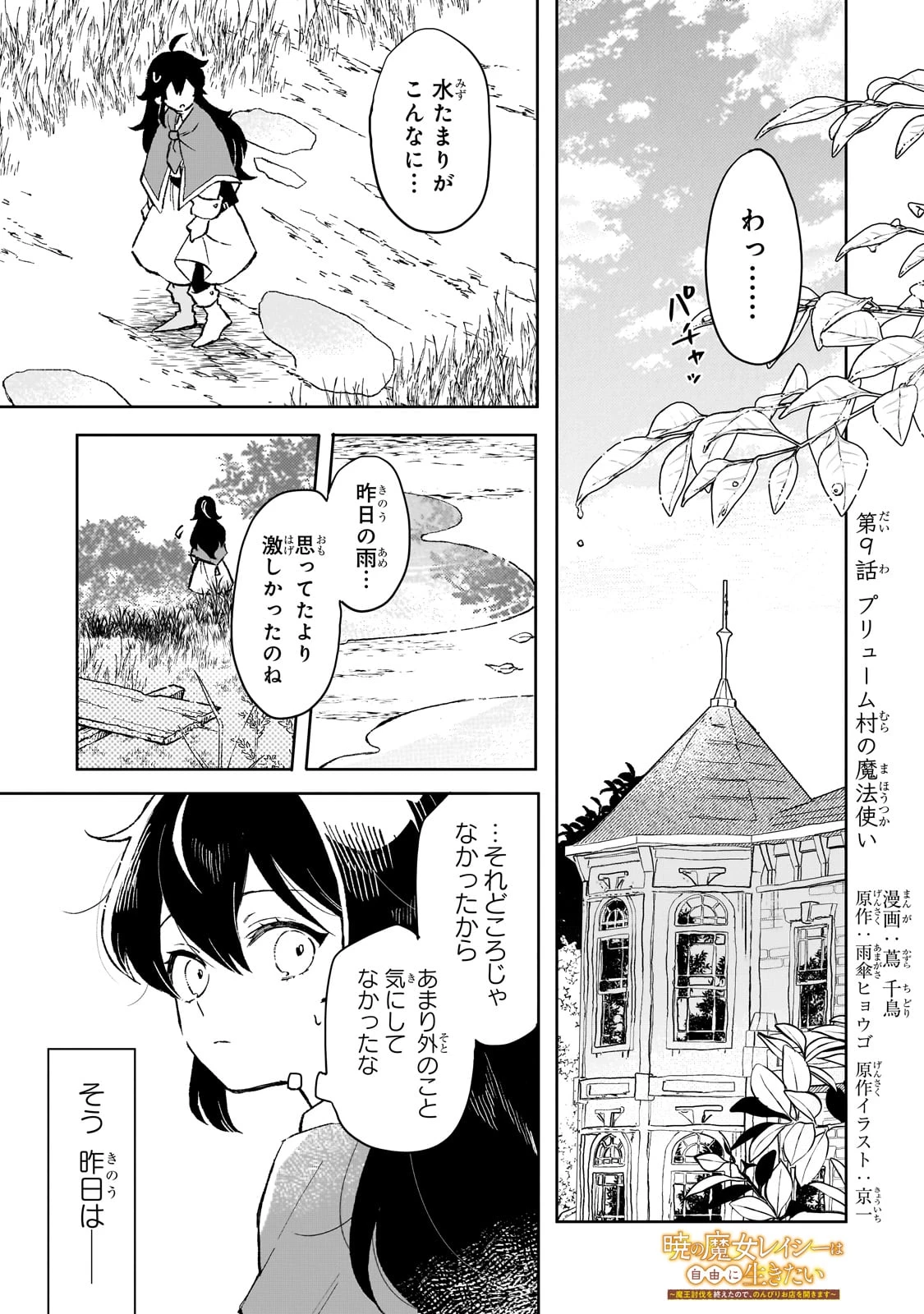 暁の魔女レイシーは自由に生きたい～魔王討伐を終えたので、のんびりお店を開きます～ 第9話 - 1