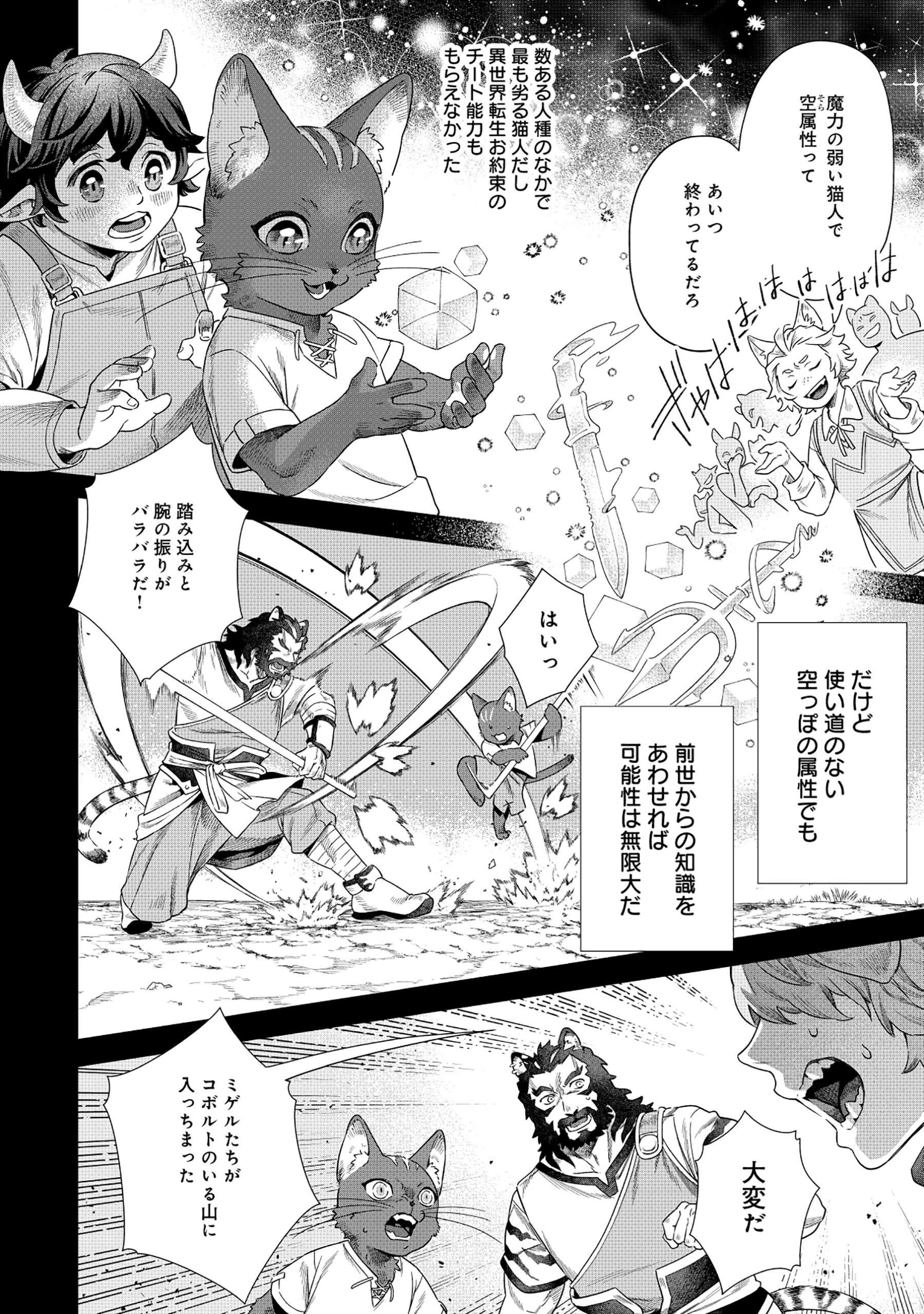 黒猫ニャンゴの冒険リブート レア属性を引き当てたので、気ままな冒険者を目指します 第1話 - 6