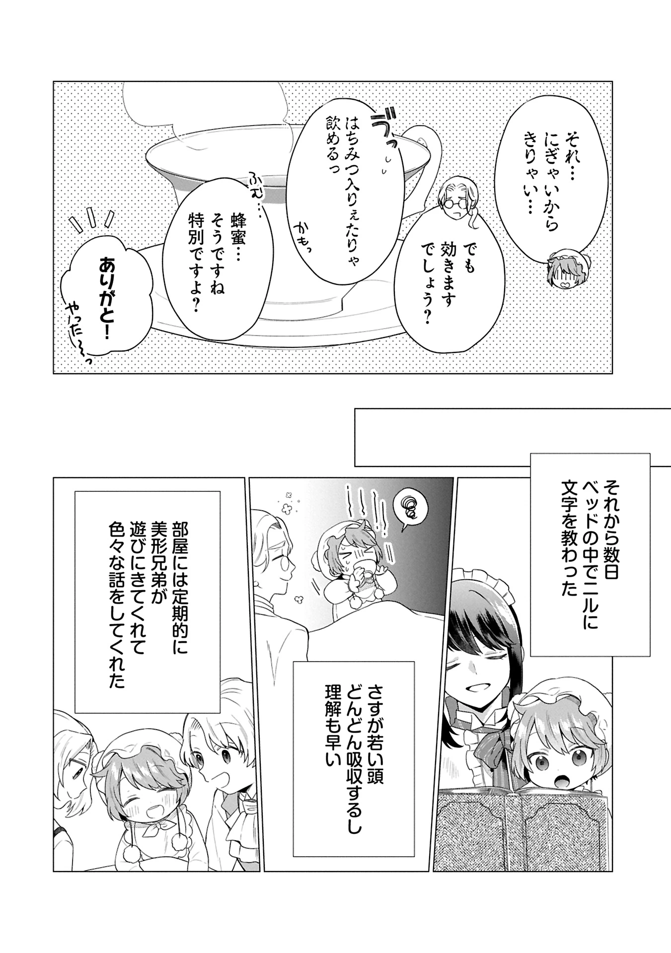 ボクは光の国の転生皇子さま!～溺愛する家族と精霊の加護と共に、ボクの天然チートでお助けします!～ 第2.1話 - 16