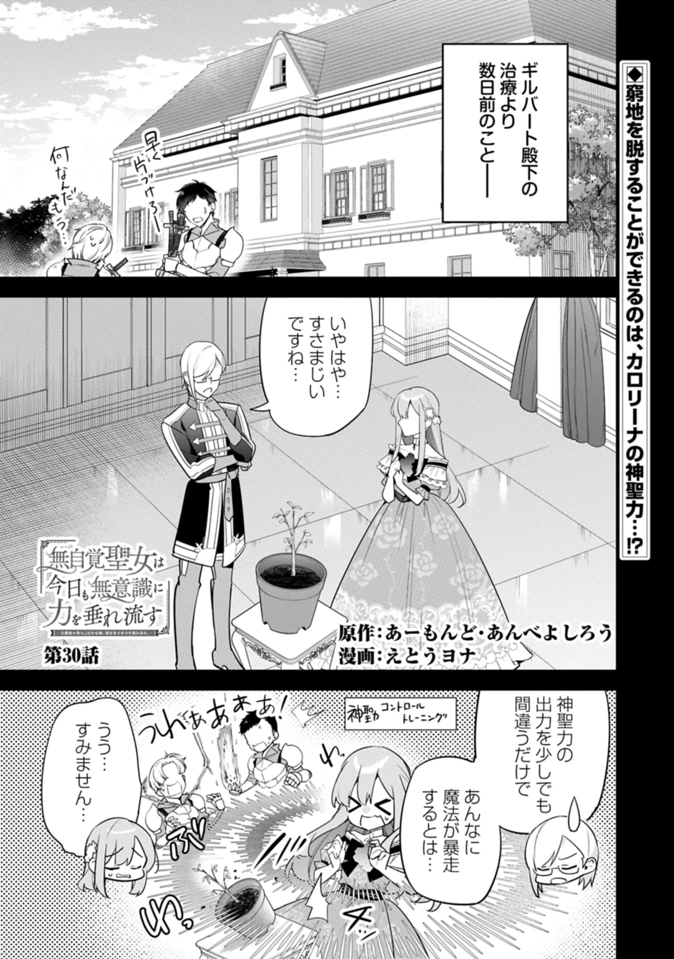 無自覚聖女は今日も無意識に力を垂れ流す 今代の聖女は姉ではなく、妹の私だったみたいです 第30.1話 - 1