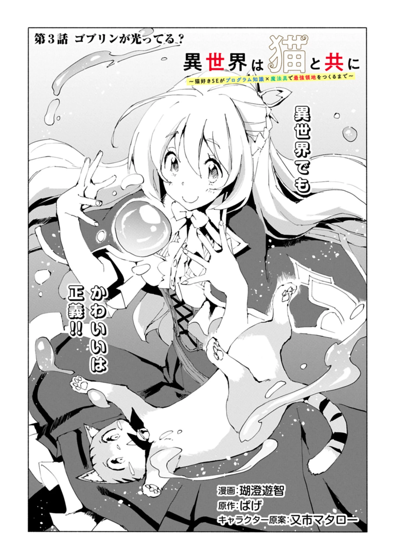 異世界は猫と共に～猫好きSEがプログラム知識×魔法具で最強領地をつくるまで～ 第3話 - 1