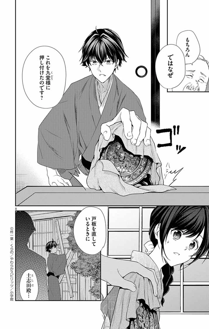 帝都の隠し巫女 ～式神付き没落令嬢は、あやかしが視えない陰陽師の使用人になる～ 第6話 - 8
