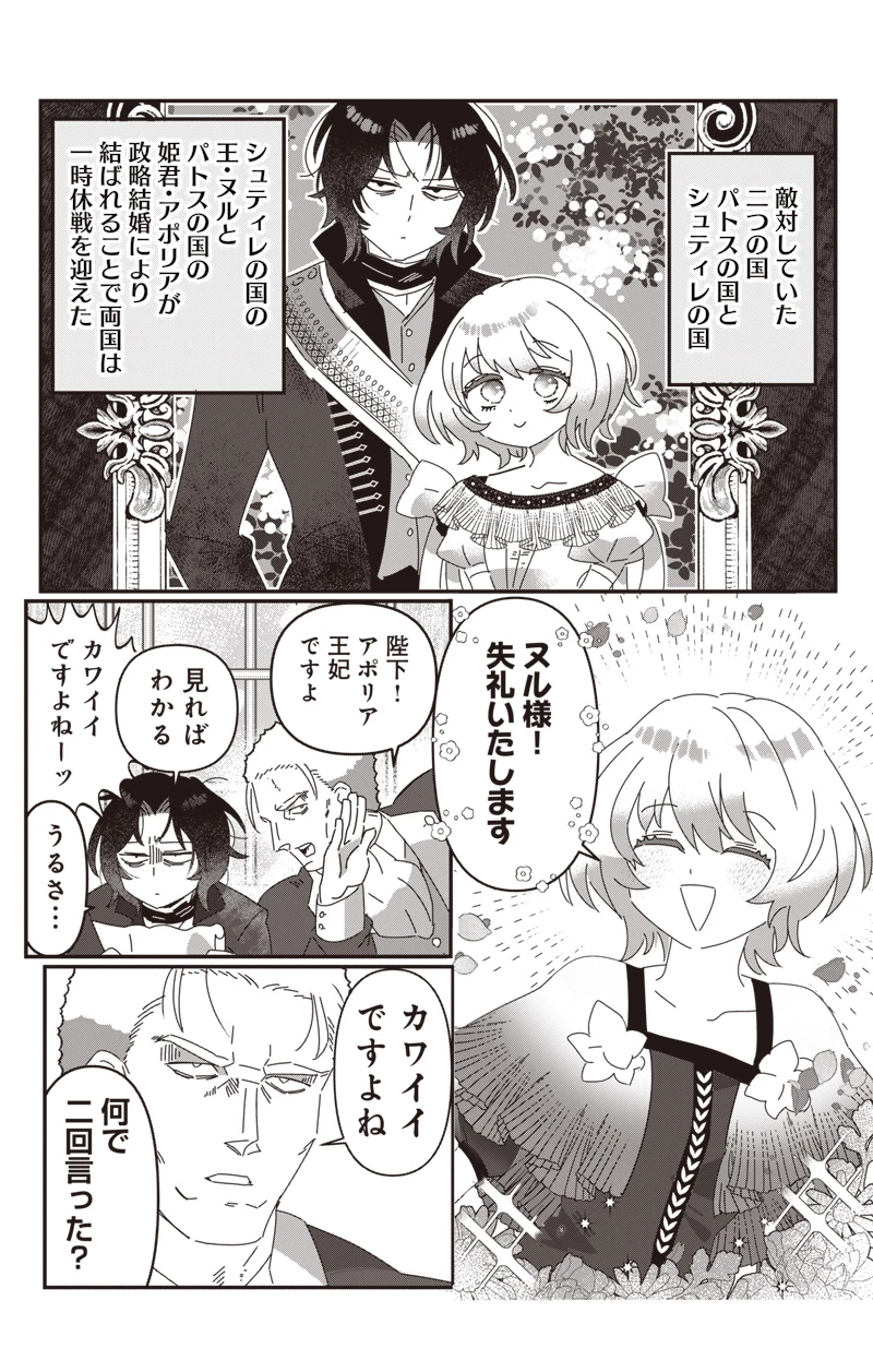政略結婚で嫁いできた姫君がやる気あり過ぎて引く 第2話 - 1