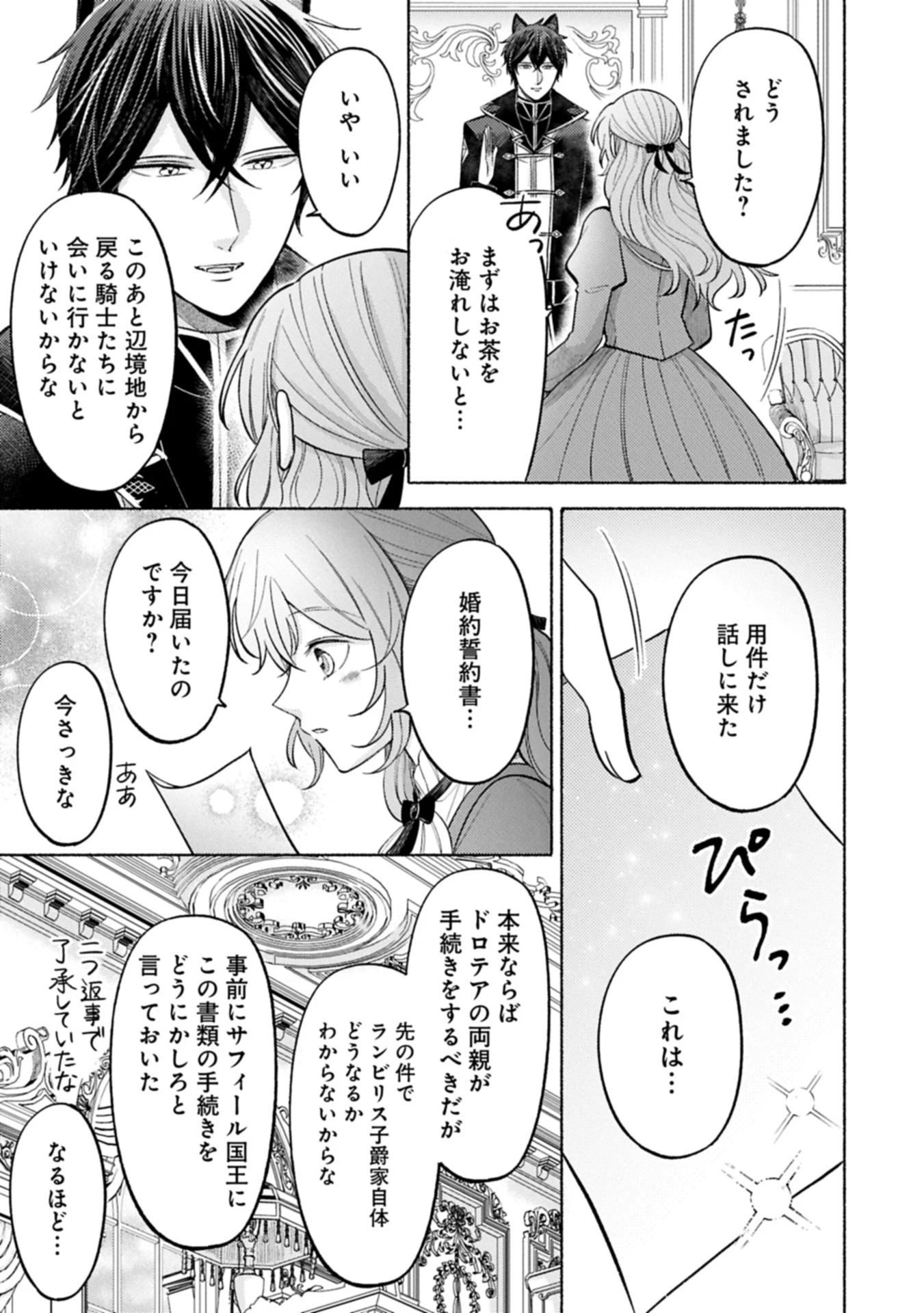 聖女の妹の尻拭いを仰せつかった、ただの侍女でございます～謝罪先の獣人国で何故か黒狼陛下に求愛されました！？～ 第12話 - 5