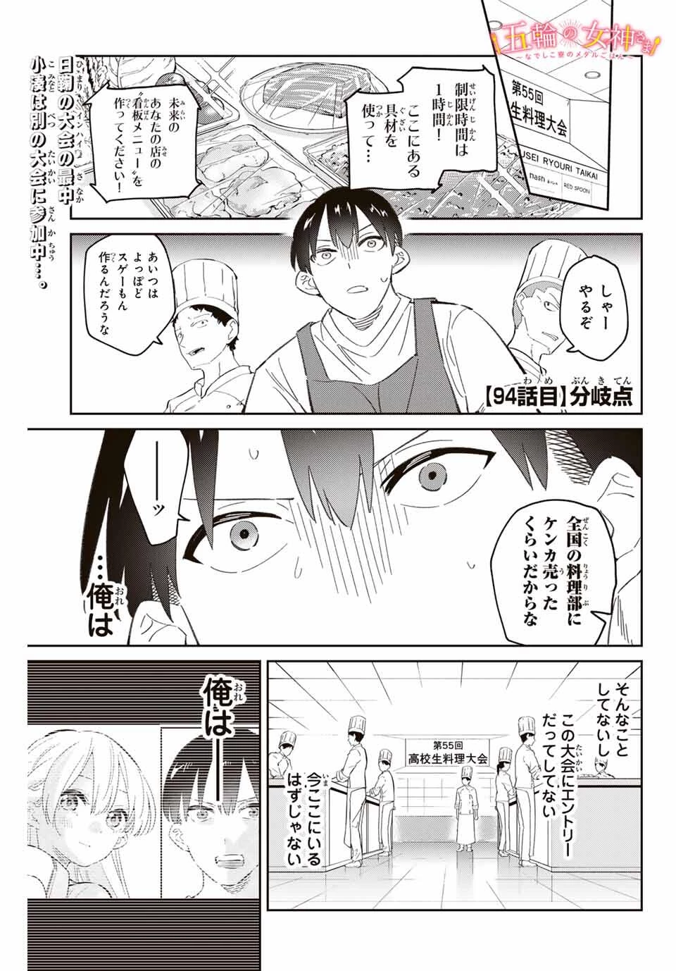 五輪の女神さま 〜なでしこ寮のメダルごはん〜 第94話 - 1